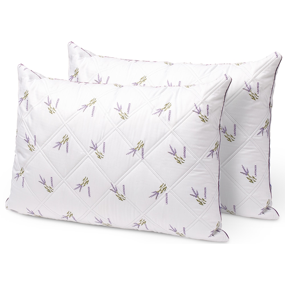 Perna HOME STILL Lavanda, microfibra, 50 x 70 cm, alb