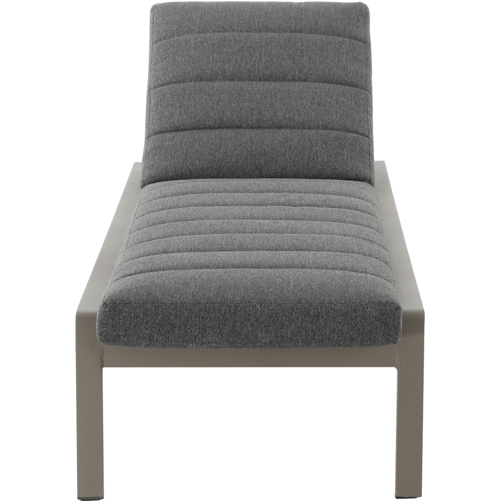 Sezlong gradina MYRIA Altona, 68 x 197.5 x 37 cm, gri antracit