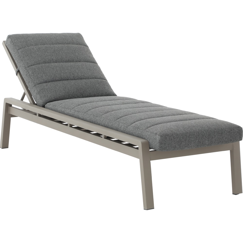 Sezlong gradina MYRIA Altona, 68 x 197.5 x 37 cm, gri antracit