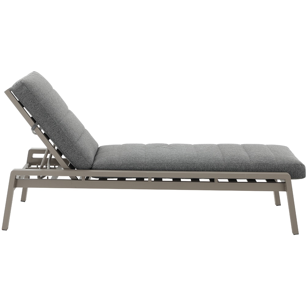 Sezlong gradina MYRIA Altona, 68 x 197.5 x 37 cm, gri antracit