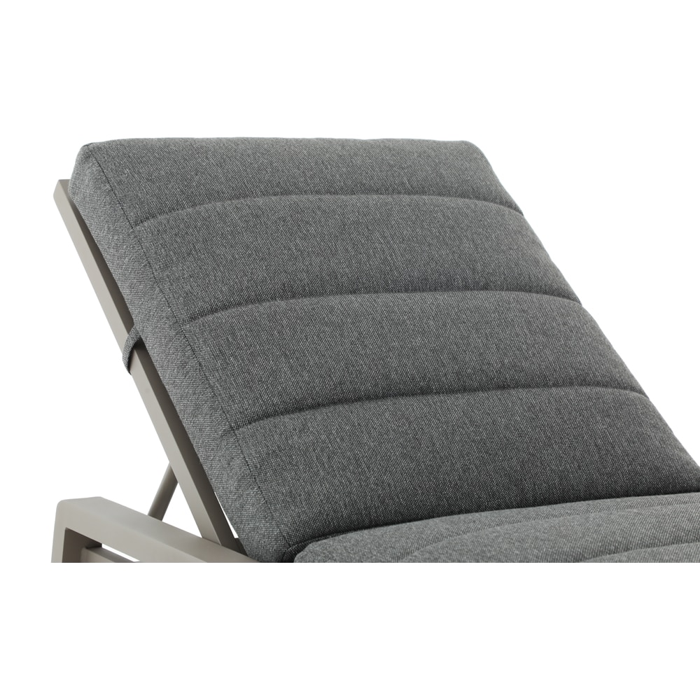 Sezlong gradina MYRIA Altona, 68 x 197.5 x 37 cm, gri antracit
