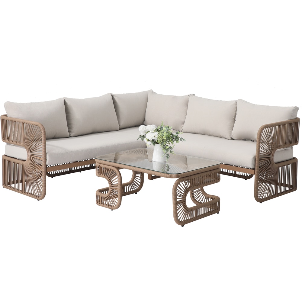 Set mobilier gradina MYRIA Romania, 2 piese, maro