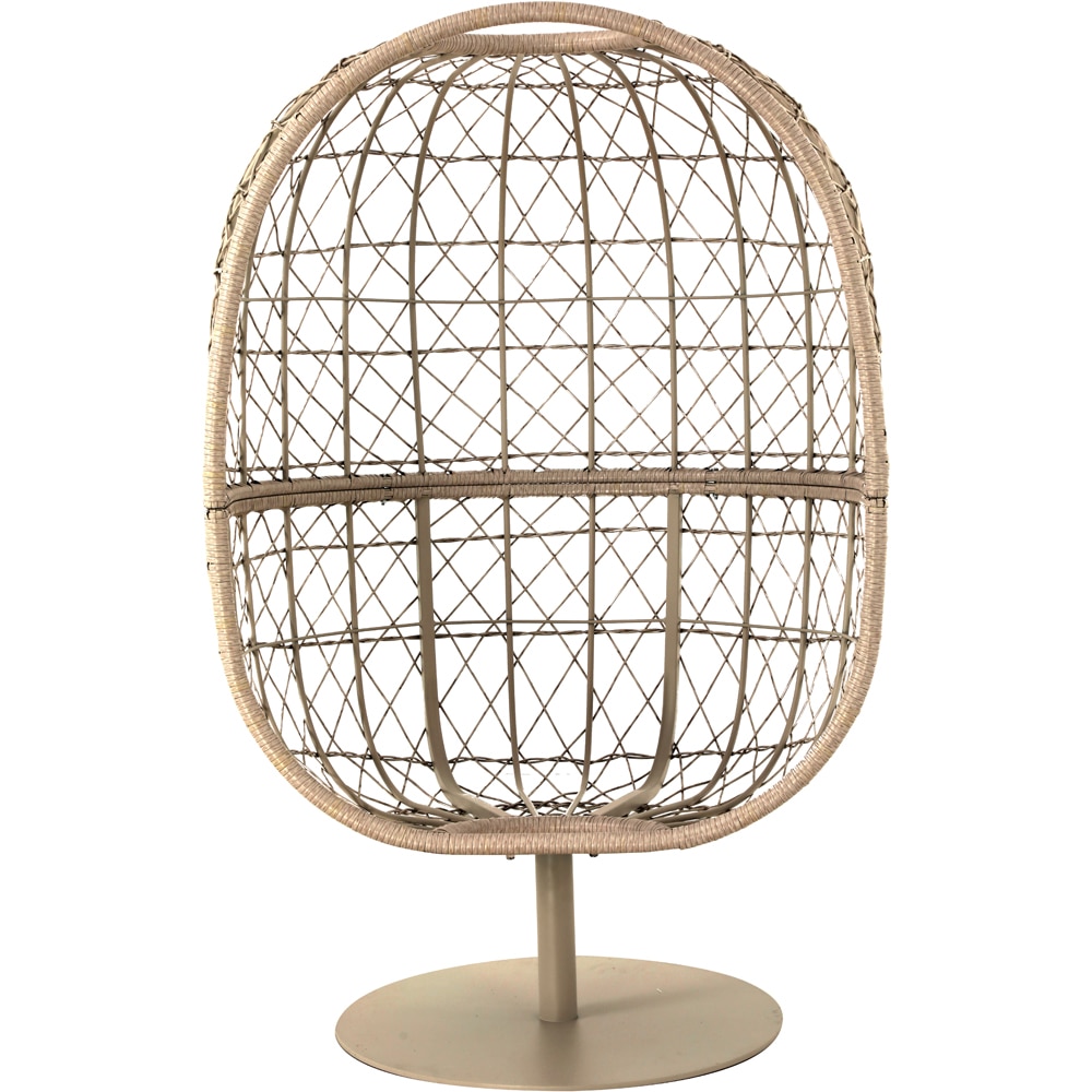 Fotoliu gradina MYRIA Sanso, otel, 90 x 71.5 x 112 cm, gri deschis