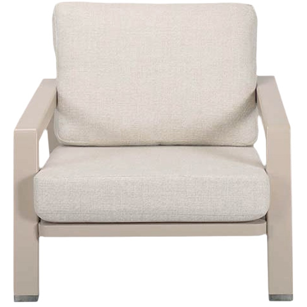 Set mobilier gradina Coffee, aluminiu, 4 piese, alb