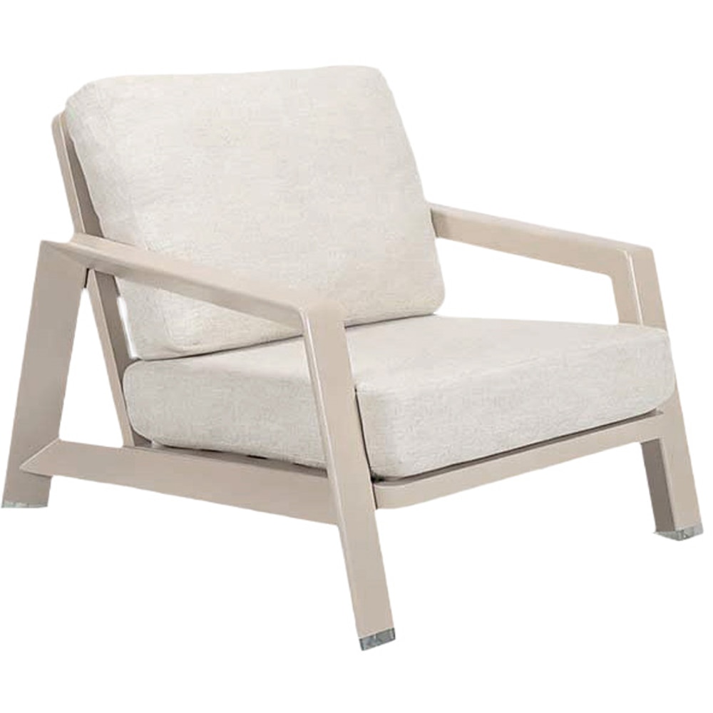 Set mobilier gradina Coffee, aluminiu, 4 piese, alb