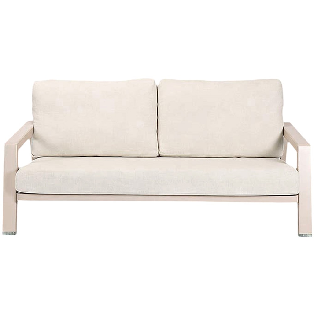 Set mobilier gradina Coffee, aluminiu, 4 piese, alb