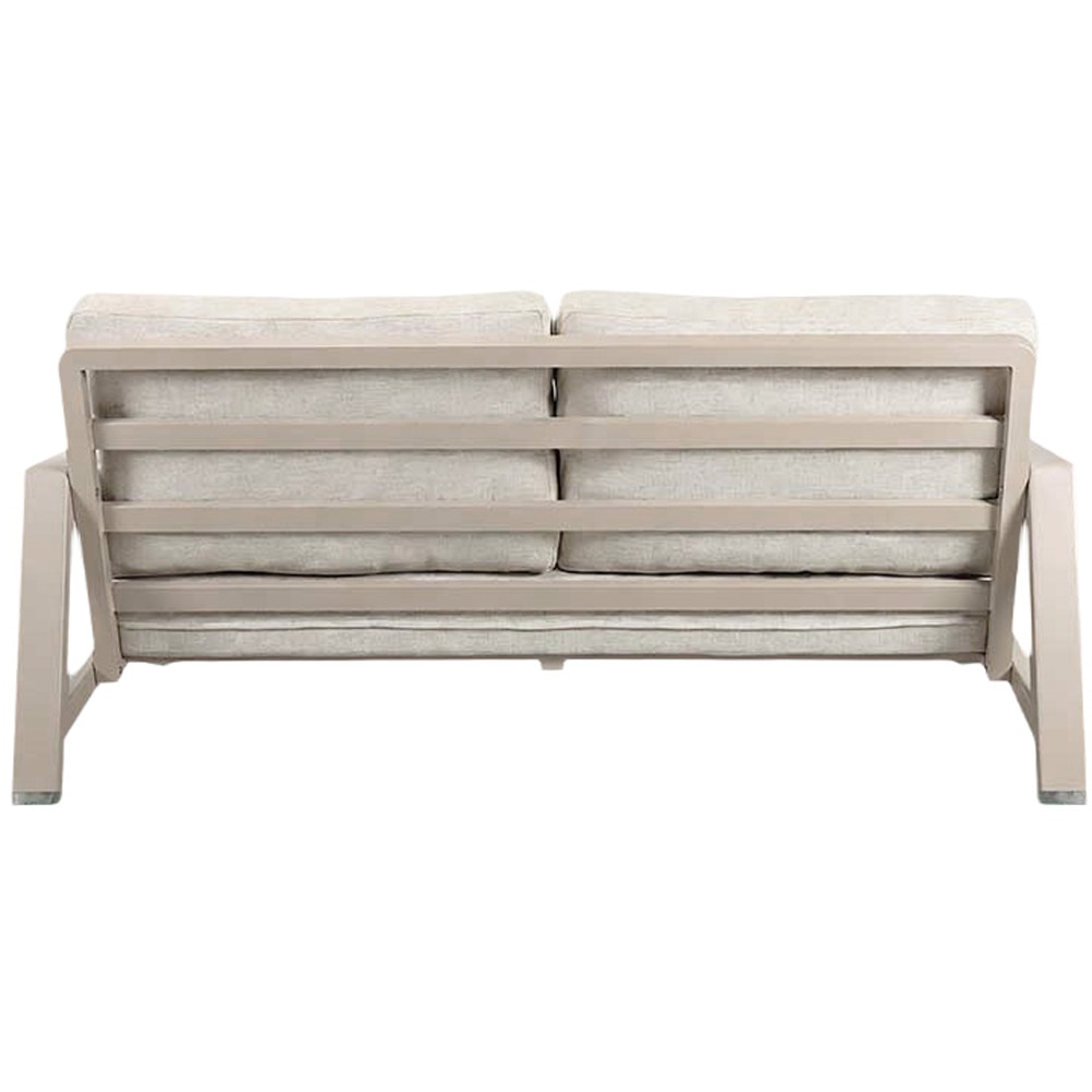 Set mobilier gradina Coffee, aluminiu, 4 piese, alb