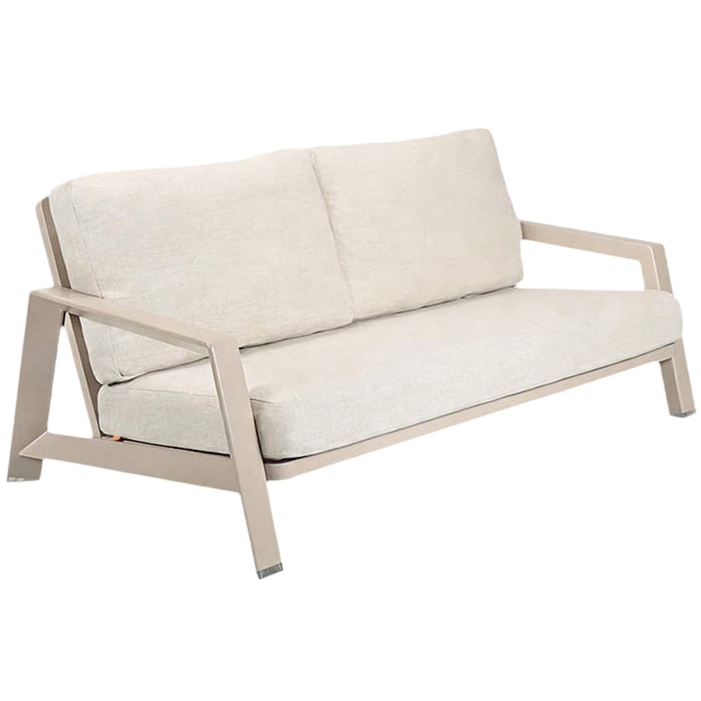 Set mobilier gradina Coffee, aluminiu, 4 piese, alb