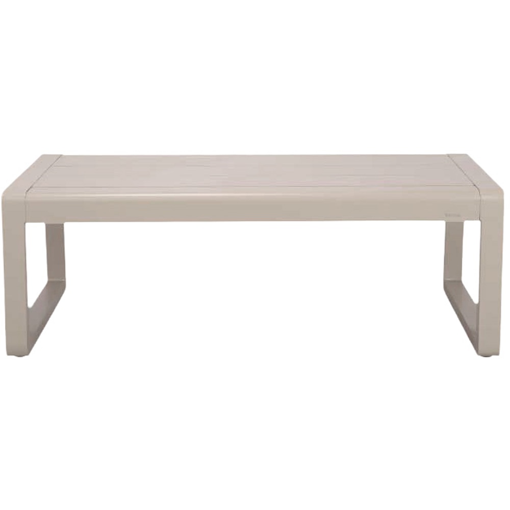 Set mobilier gradina Coffee, aluminiu, 4 piese, alb