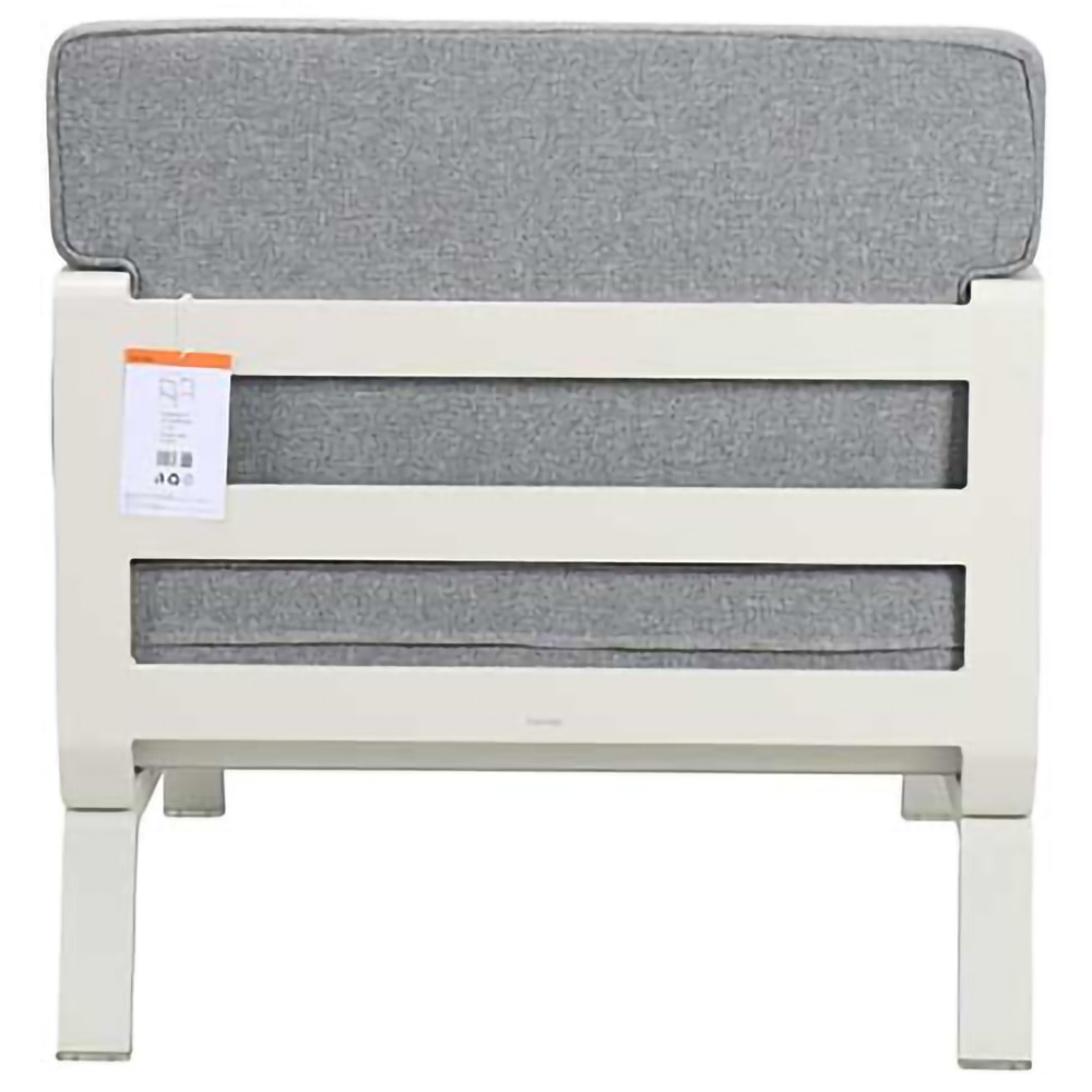 Set mobilier gradina Vienna, aluminiu, 4 piese, gri