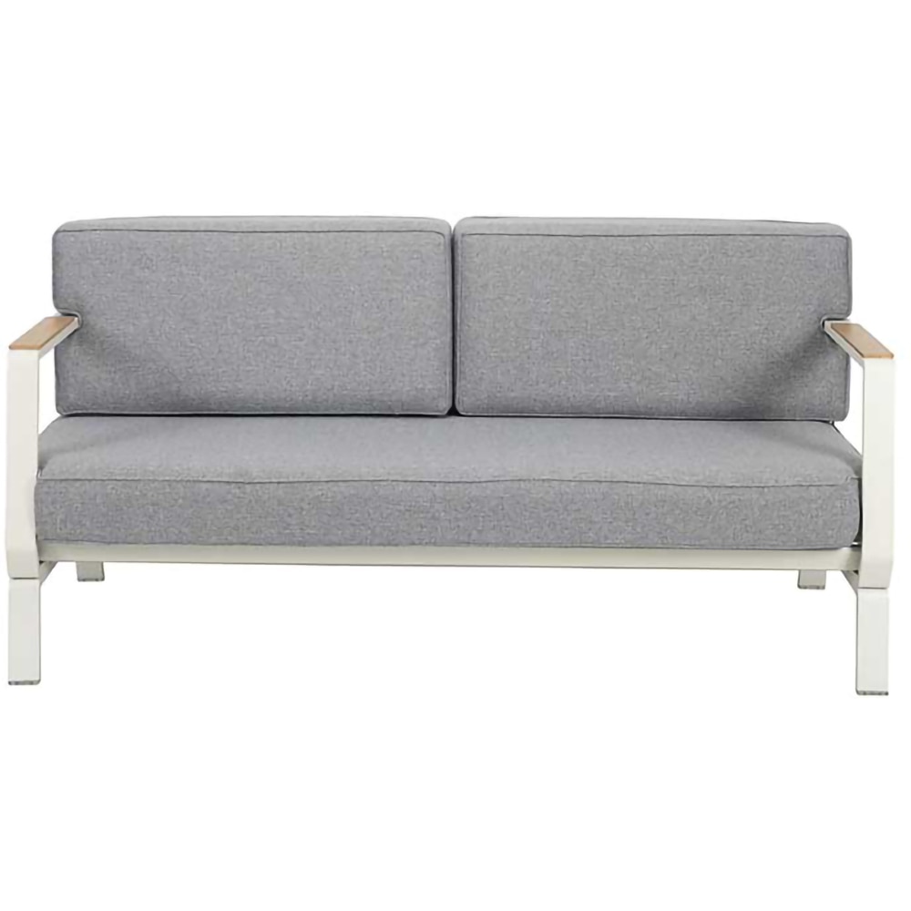 Set mobilier gradina Vienna, aluminiu, 4 piese, gri