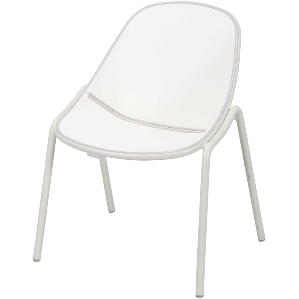 Scaun terasa Bucket, aluminiu, 56 x 61 x 80 cm, gri