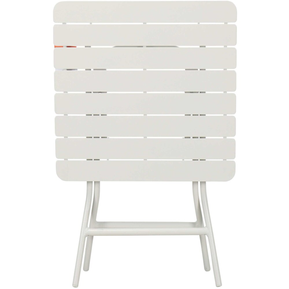 Masa terasa Bucket, 4 locuri, aluminiu, 60 x 60 cm, maro