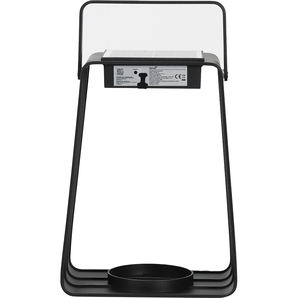 Lampa solara VARMAX M, 6W, IP65, gri inchis