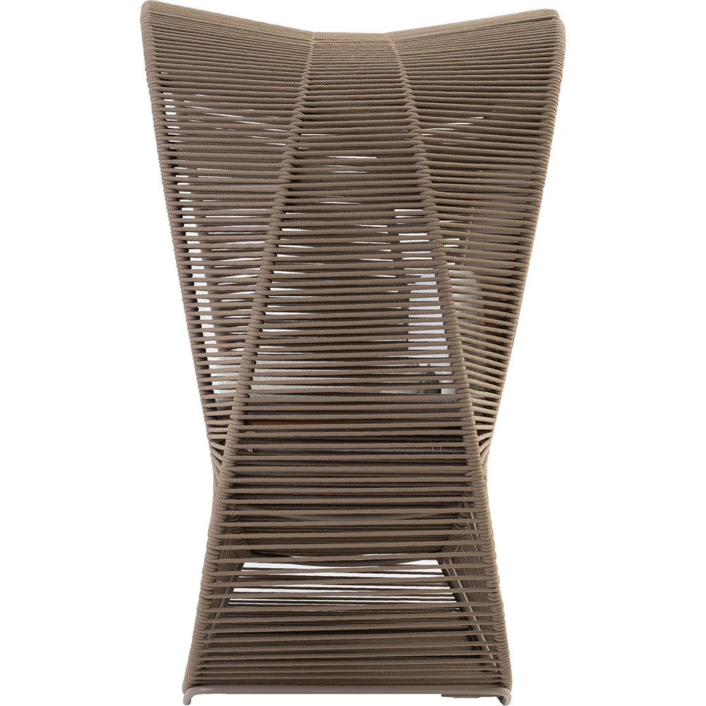 Pat gradina Belvedere, aluminiu, 255 x 116 x 200 cm, camel