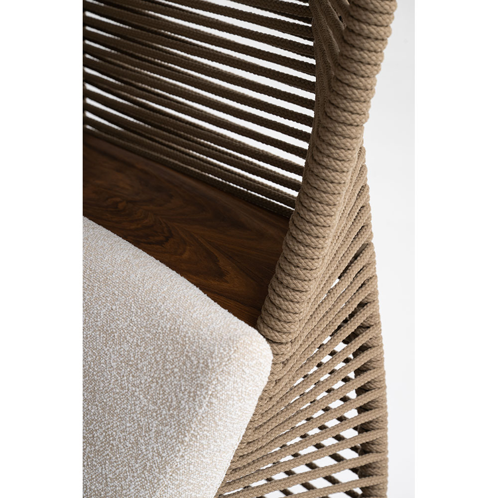 Pat gradina Belvedere, aluminiu, 255 x 116 x 200 cm, camel