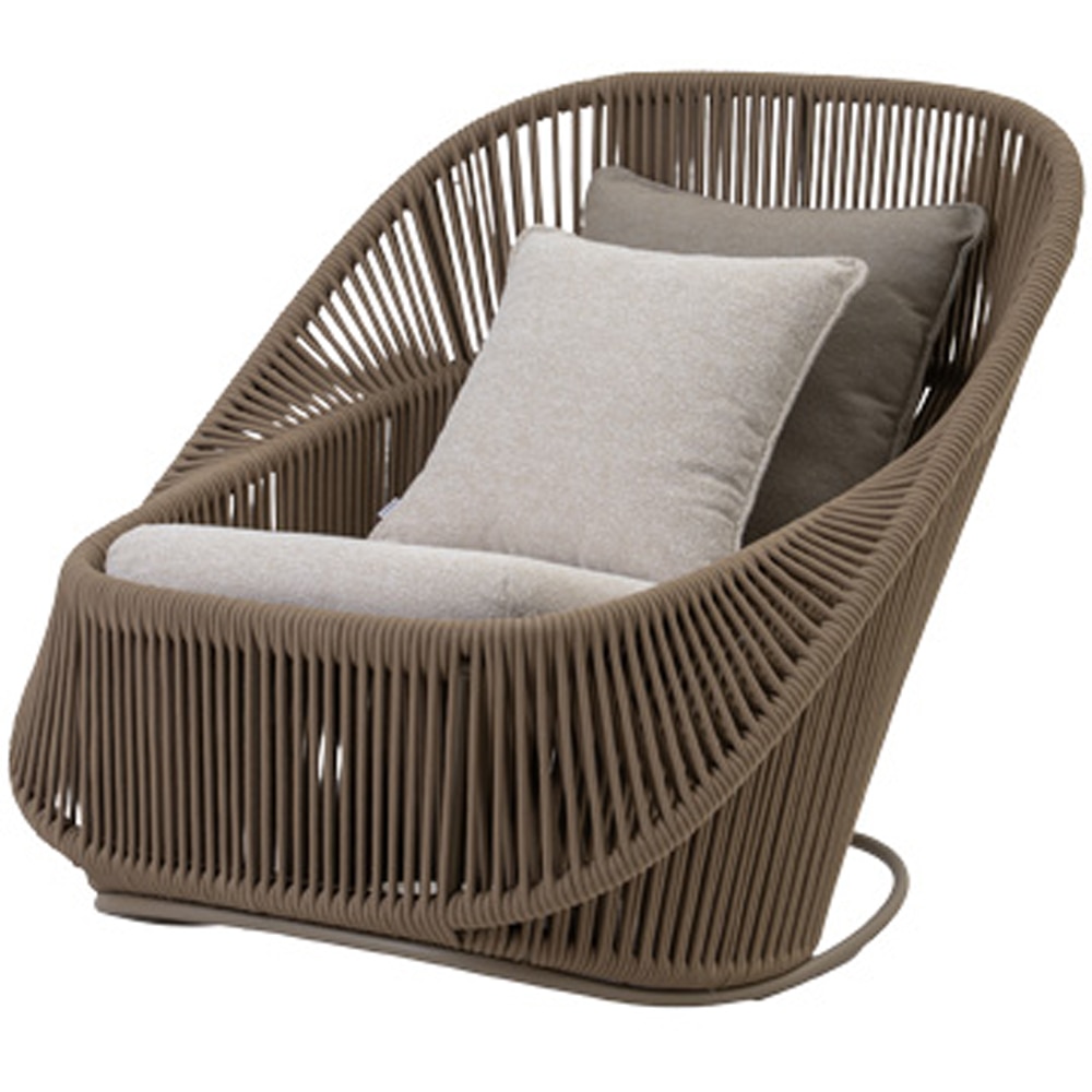 Scaun relaxare LIVINTWIST Belvedere, 103.4 x 111.2 x 32.5 cm, camel
