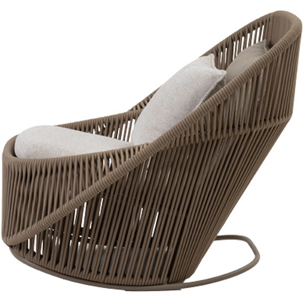 Scaun relaxare LIVINTWIST Belvedere, 103.4 x 111.2 x 32.5 cm, camel