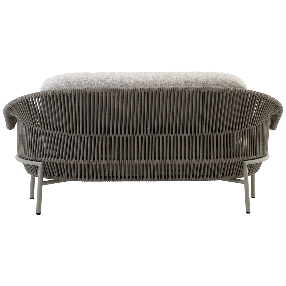 Canapea terasa LIVINTWIST Scala, aluminiu, 229 x 95 x 82 cm, taupe
