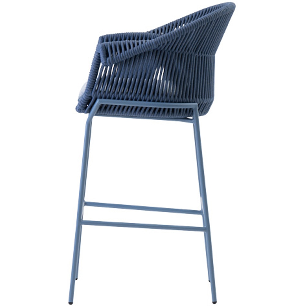 Scaun bar LIVINTWIST Scala15, 57.5 x 109.5 x 10 cm, albastru