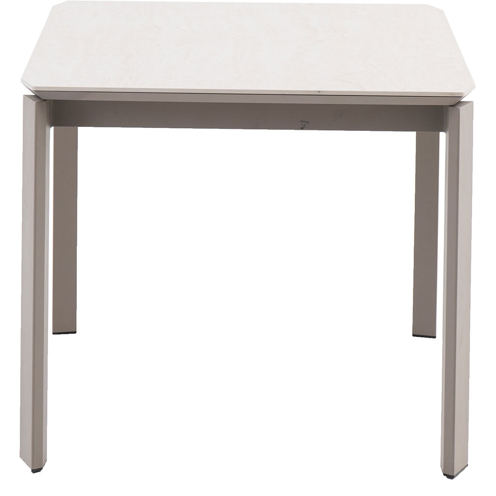 Masa terasa LIVINTWIST Rock S, aluminiu, 237 x 89 x 75 cm, maro taupe