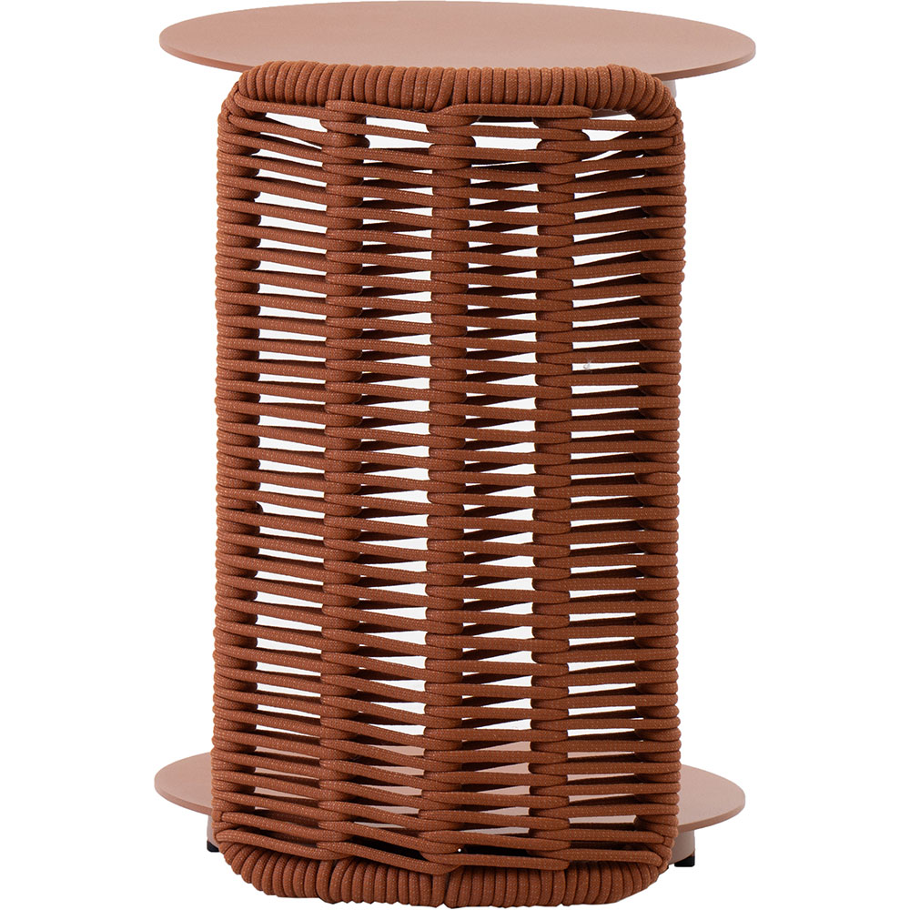 Masa terasa LIVINTWIST Cross 7, aluminiu, 36 x 39 x 51 cm, portocaliu