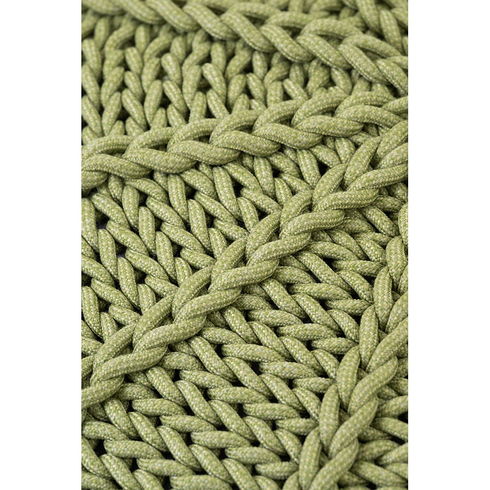 Fotoliu puf LIVINTWIST Zen M 107, 64 x 64 x 30 cm, kaki