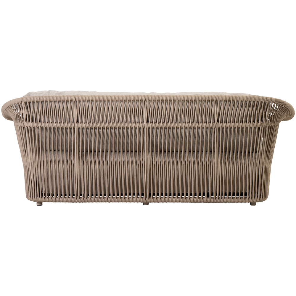 Canapea terasa LIVINTWIST Crown B1, aluminiu, 220 x 81.5 x 82.5 cm, bej