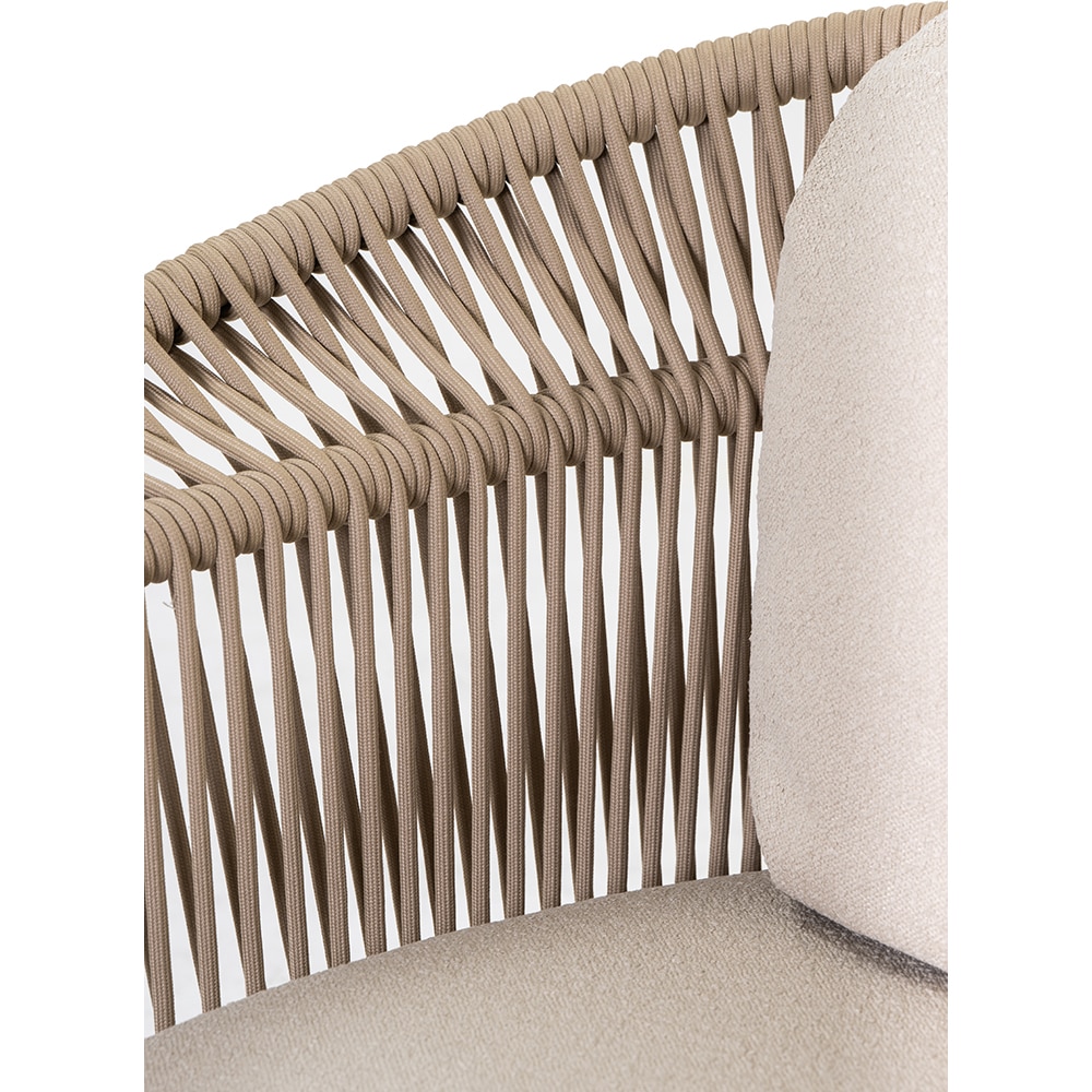 Canapea terasa LIVINTWIST Crown B 5, aluminiu, 176 x 81 x 82.5 cm, bej
