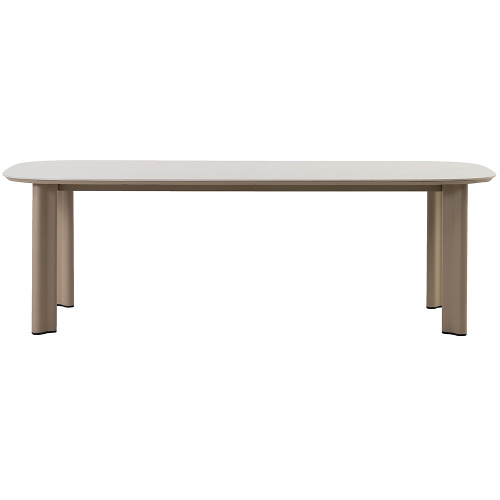 Masa terasa ARTITURE Scroll M 6, aluminiu, 150 x 75 x 34 cm, camel