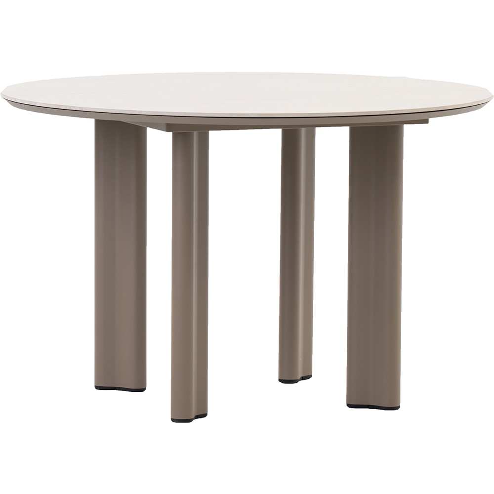 Masa terasa ARTITURE Scroll 5, aluminiu, 120 x 75 cm, camel