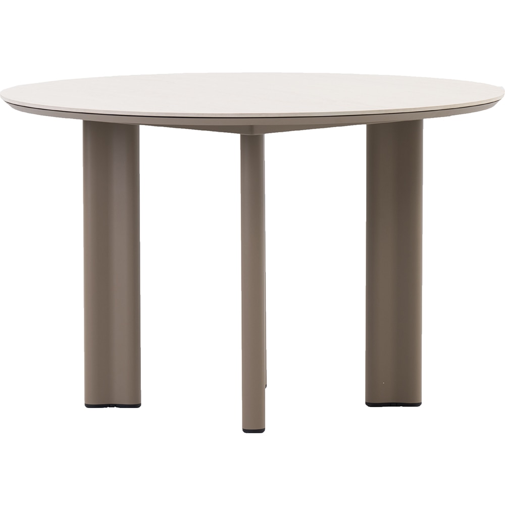 Masa terasa ARTITURE Scroll 5, aluminiu, 120 x 75 cm, camel