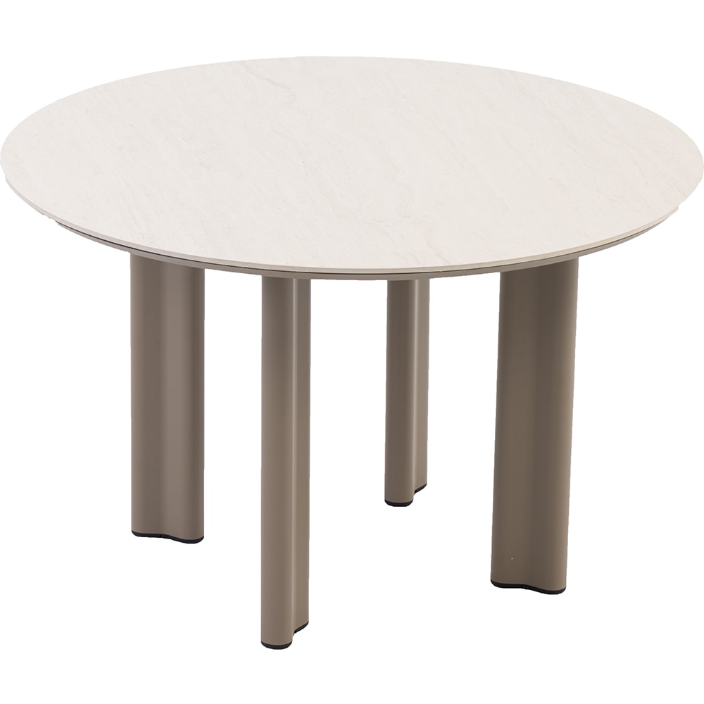 Masa terasa ARTITURE Scroll 5, aluminiu, 120 x 75 cm, camel