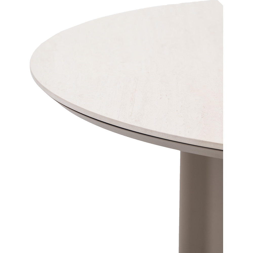 Masa terasa ARTITURE Scroll 5, aluminiu, 120 x 75 cm, camel