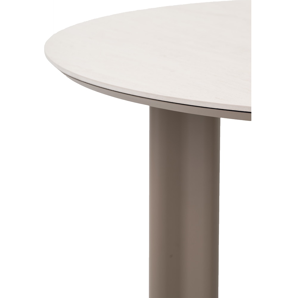 Masa terasa ARTITURE Scroll 5, aluminiu, 120 x 75 cm, camel