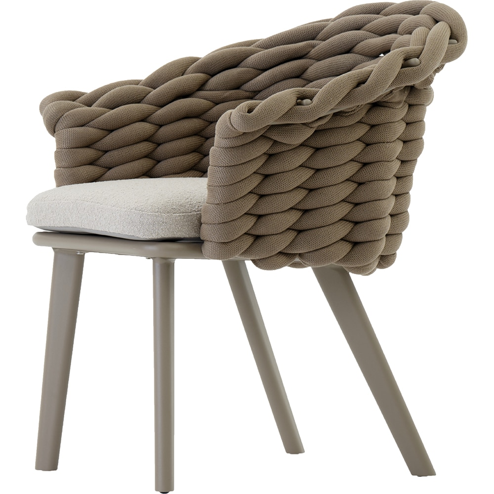 Scaun ARTITURE Scroll 9, 69.5 x 81.5 x 8 cm, camel