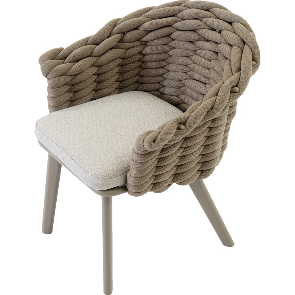 Scaun ARTITURE Scroll 9, 69.5 x 81.5 x 8 cm, camel