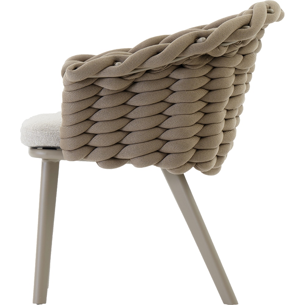 Scaun ARTITURE Scroll 9, 69.5 x 81.5 x 8 cm, camel