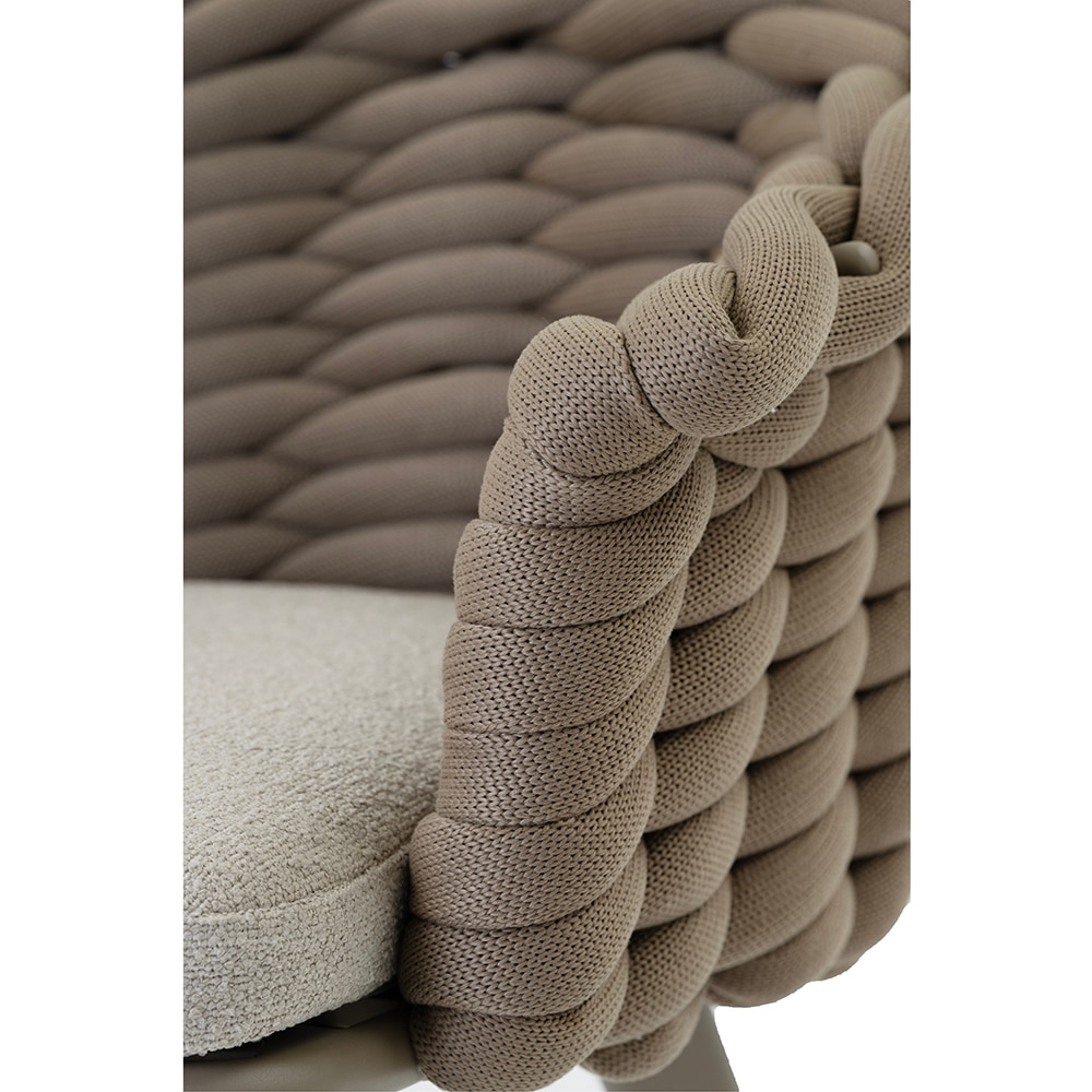 Scaun ARTITURE Scroll 9, 69.5 x 81.5 x 8 cm, camel