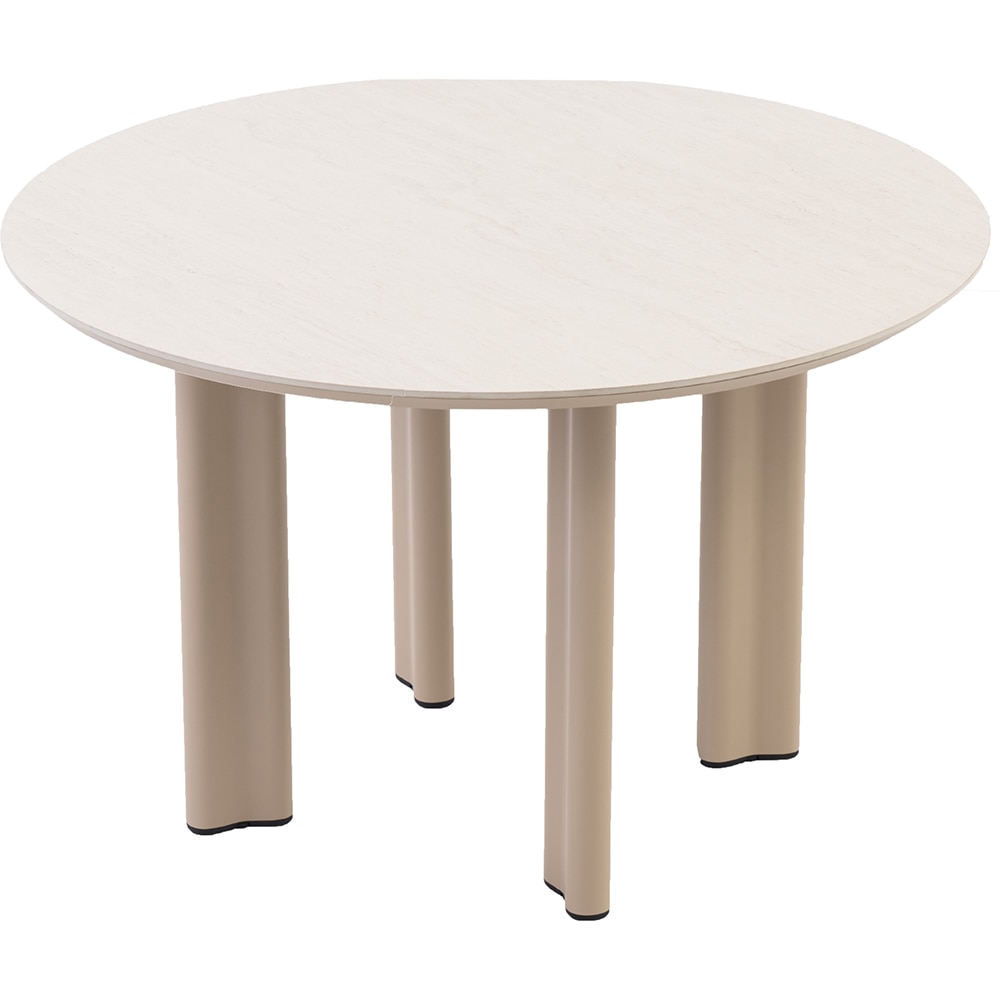 Masa terasa ARTITURE Scroll 2, aluminiu, 120 x 75 cm, camel