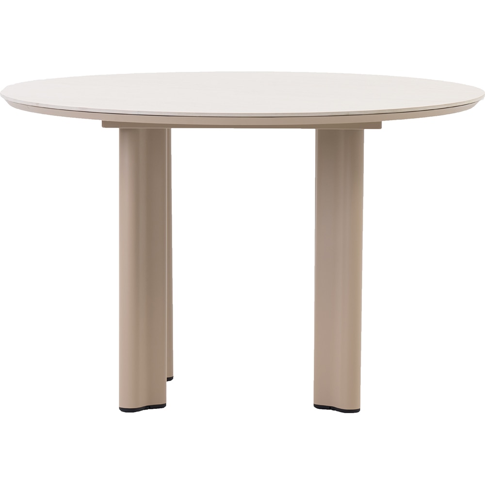 Masa terasa ARTITURE Scroll 2, aluminiu, 120 x 75 cm, camel