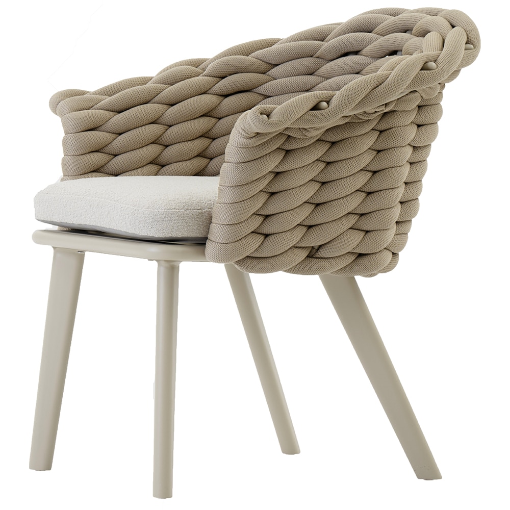 Scaun ARTITURE Scroll 12, 69.5 x 81.5 x 8 cm, camel