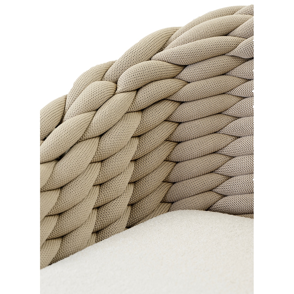 Scaun ARTITURE Scroll 12, 69.5 x 81.5 x 8 cm, camel