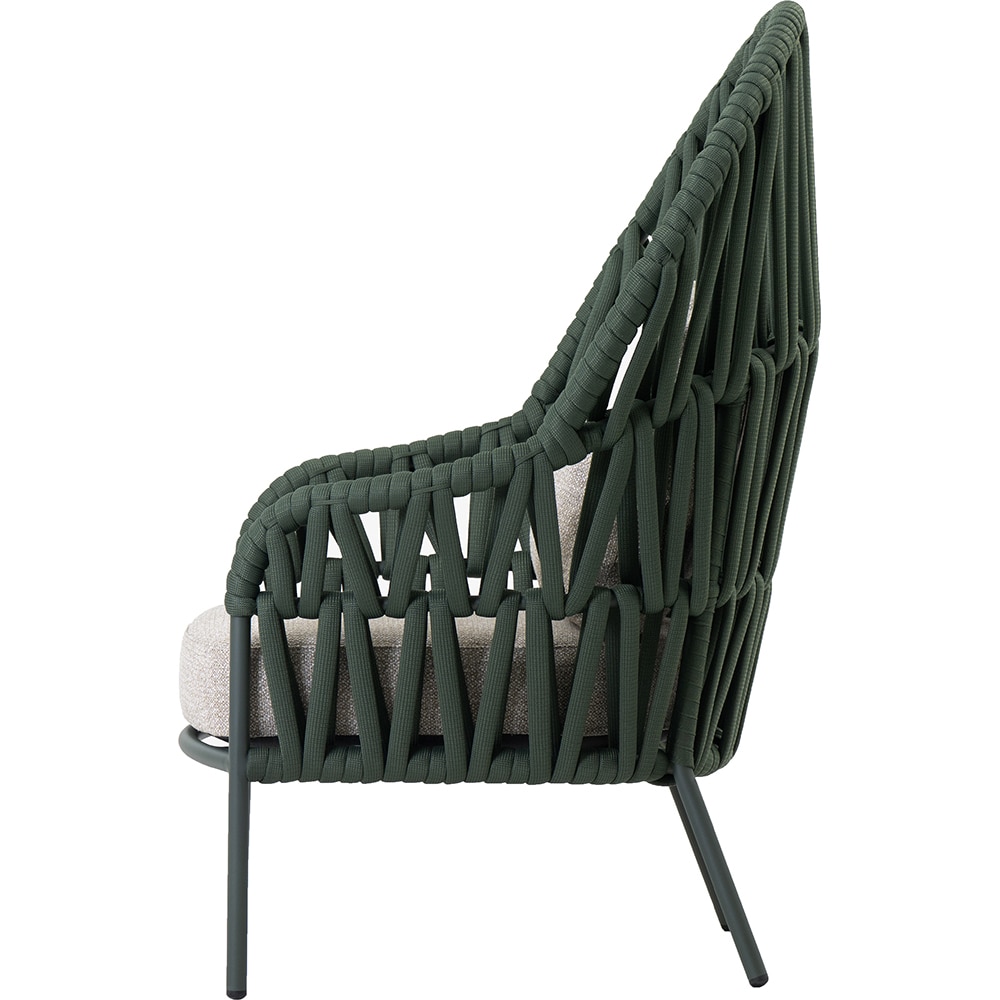 Scaun relaxare ARTITURE Victory 8, 80 x 118 x 10 cm, verde