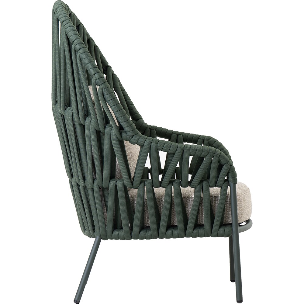 Scaun relaxare ARTITURE Victory 8, 80 x 118 x 10 cm, verde
