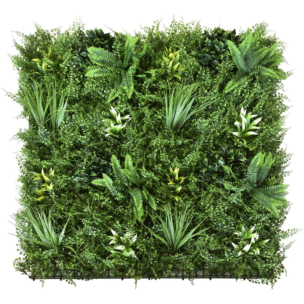 Panou gard Dense Fern, 100 x 100 cm, verde