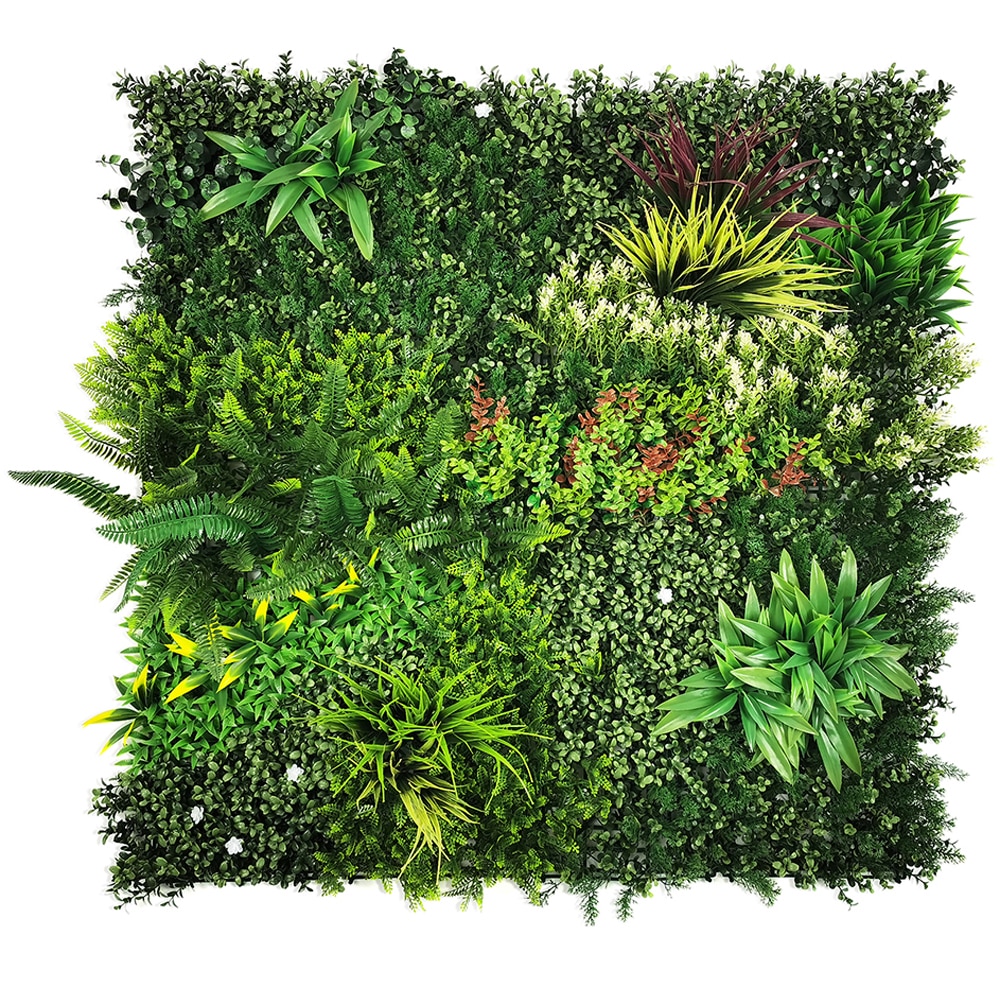 Panou gard Meadow, 100 x 100 cm, verde-alb