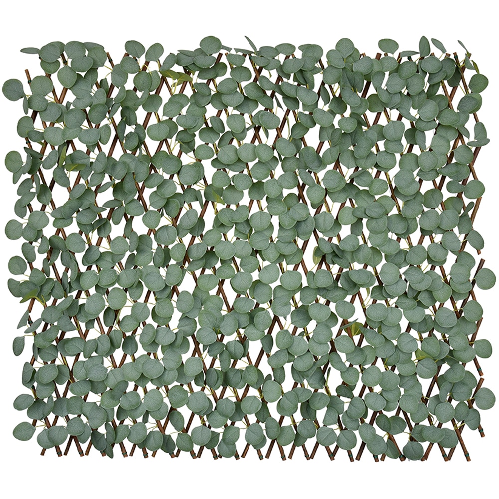 Panou gard Eucalyptus Leaves, 180 x 90 cm, verde