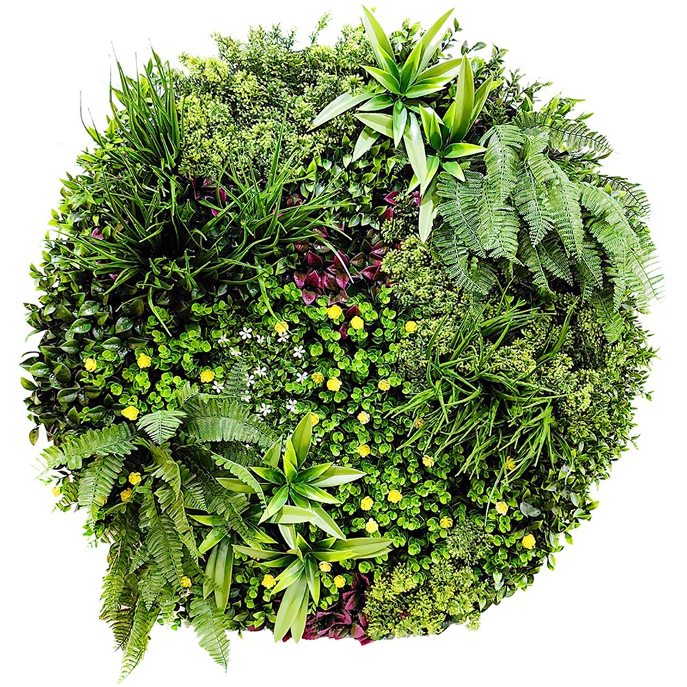 Rama decorativa cu plante artificiale MYRIA Wonderland, D80 cm