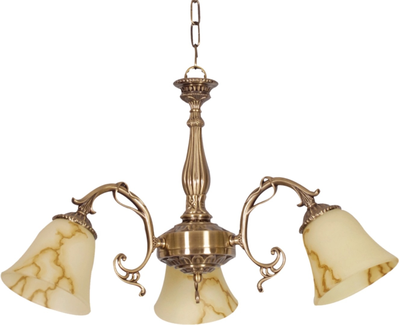 Lustra KLAUSEN KARINA, 3x60W, metal-sticla